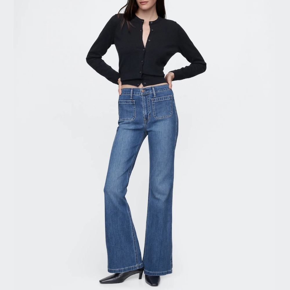 GAP Women's Blue Flare Jeans